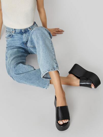 platform sandals shein
