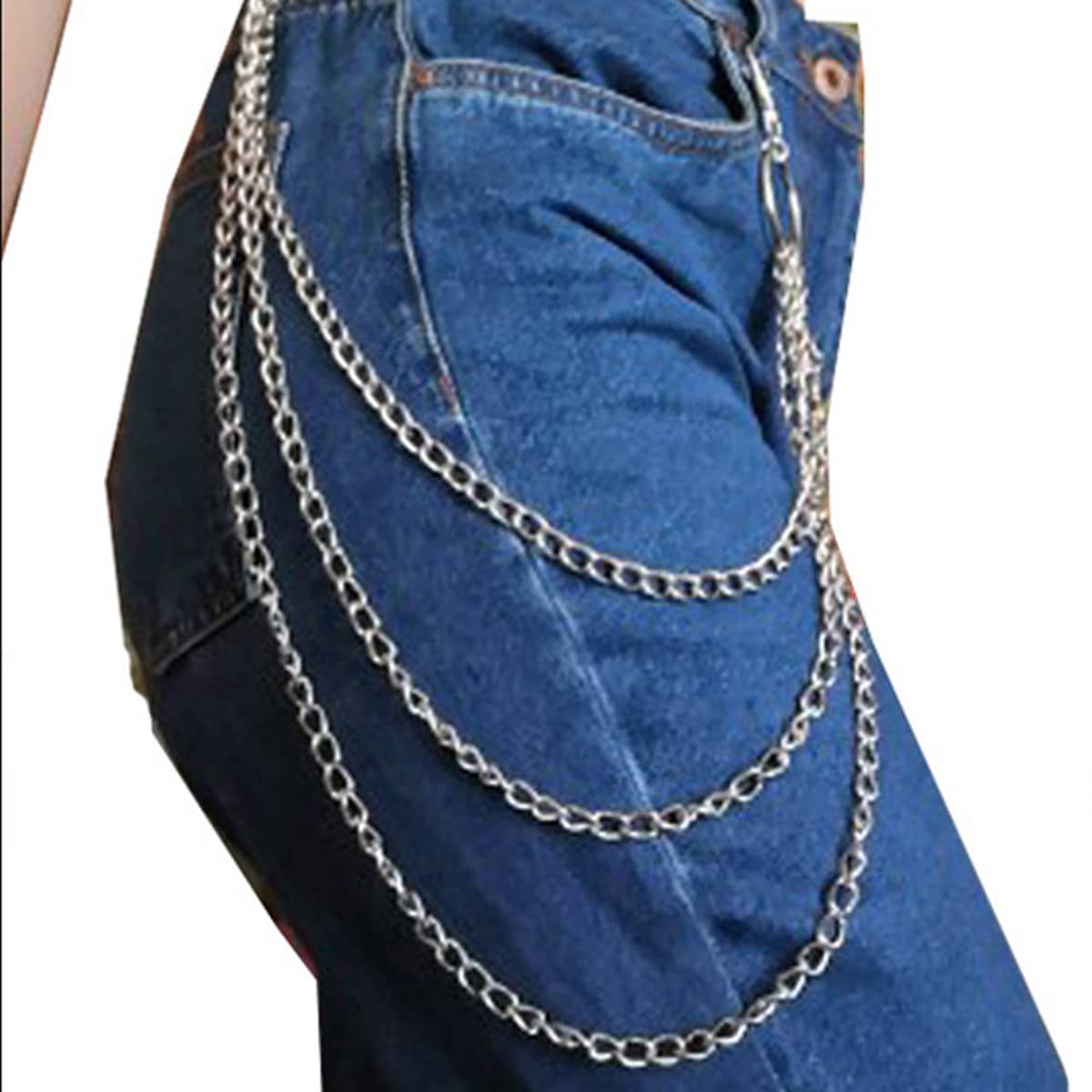 

Layered Pants Chain, Silver