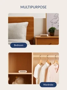 EraClean 1pc USB Refrigerator Deodorizer - White - View 5