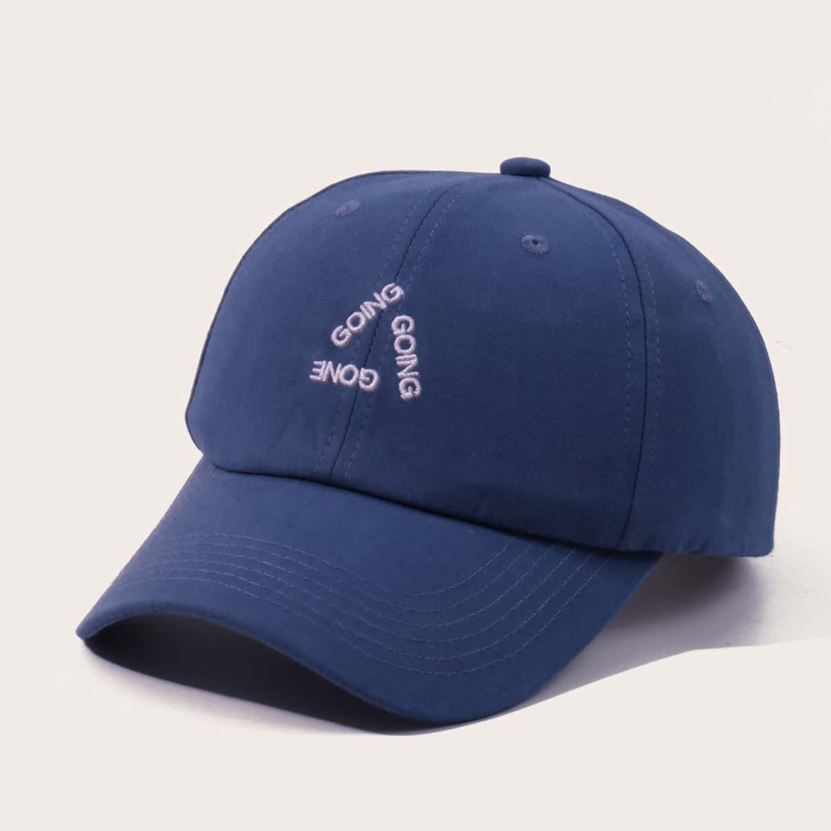 

Guys Letter Embroidery Baseball Cap, Blue