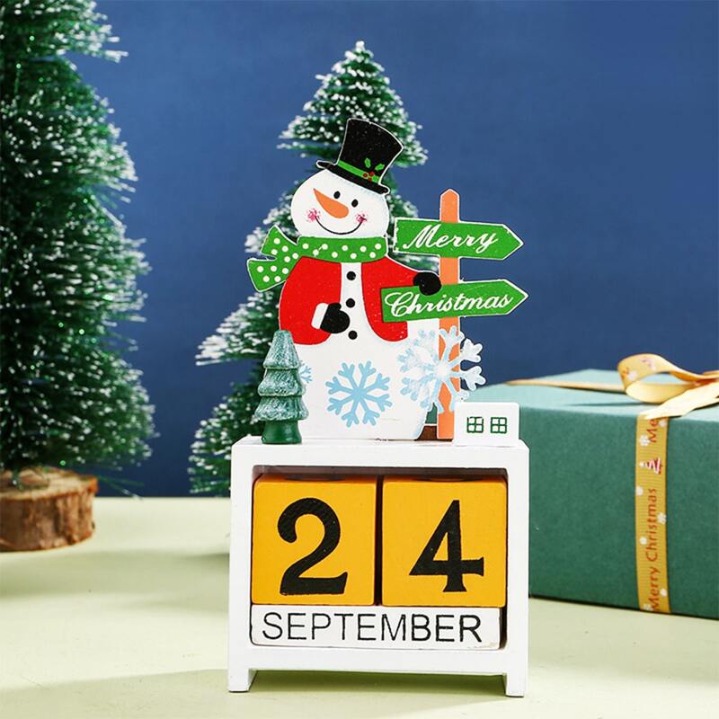 

1pc Christmas Snowman Design Ornament, Multicolor
