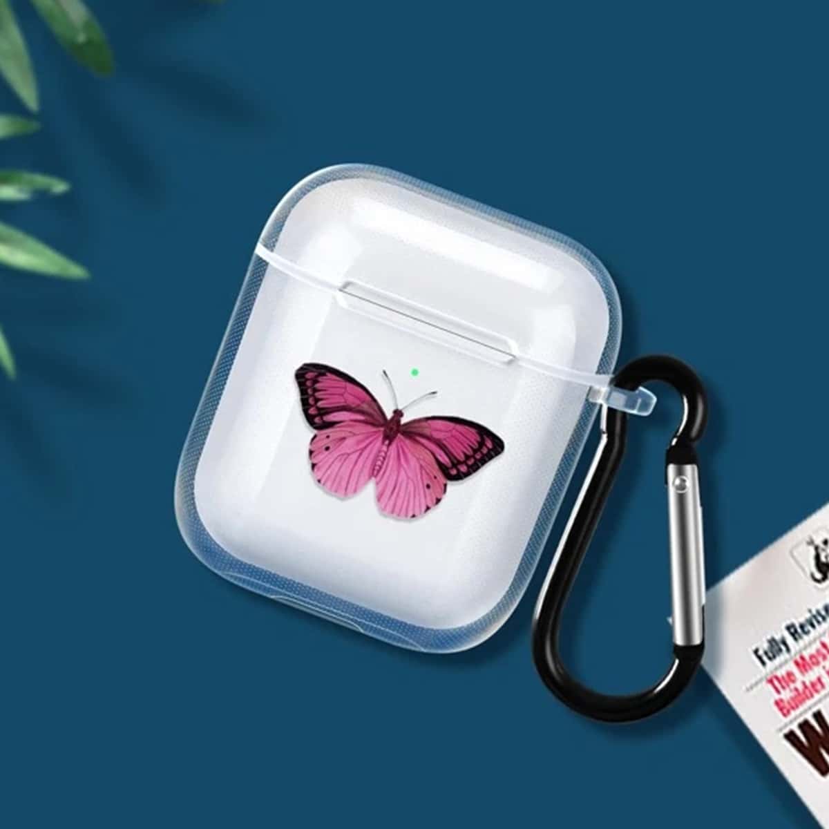 

Butterfly Print AirPods Case, Multicolor