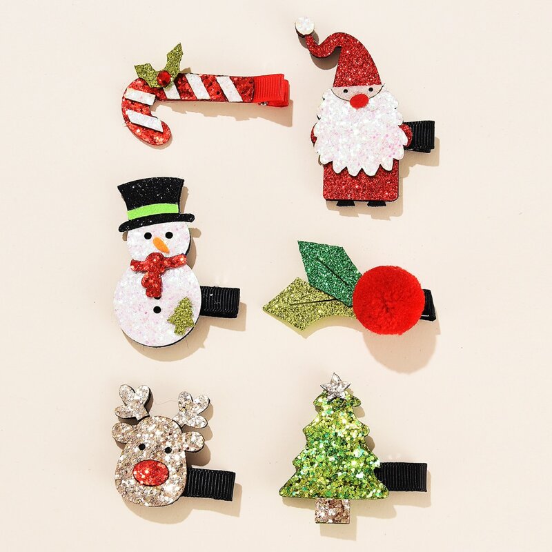 

Random 1pc Christmas Hair Clip, Multicolor