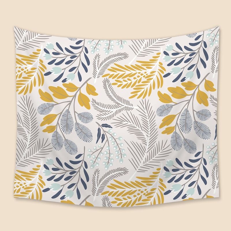 

Leaf Pattern Tapestry, Multicolor