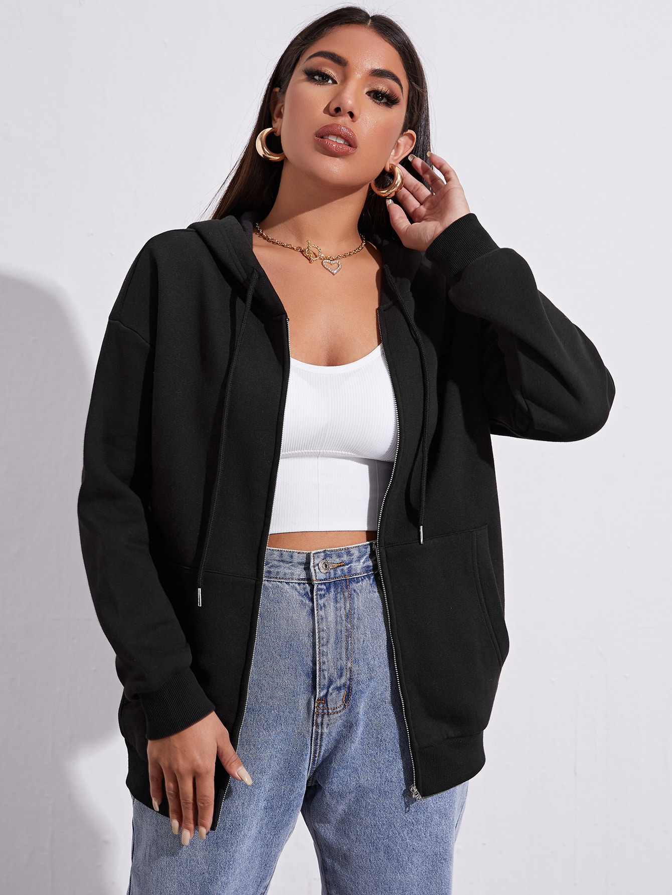 Drop Shoulder Hoodie