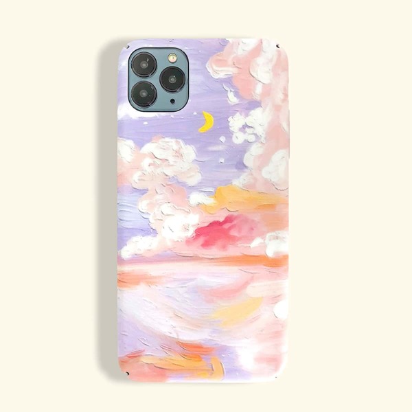 

Colorful Cloud Pattern iPhone Case, Multicolor