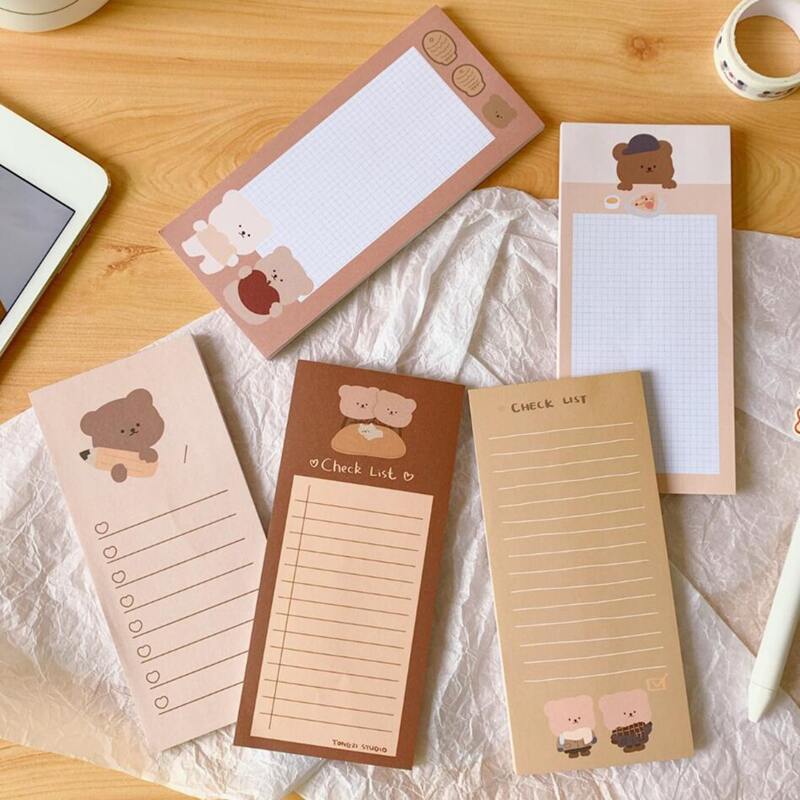 

1pc Cartoon Graphic Random Memo Pad, Multicolor