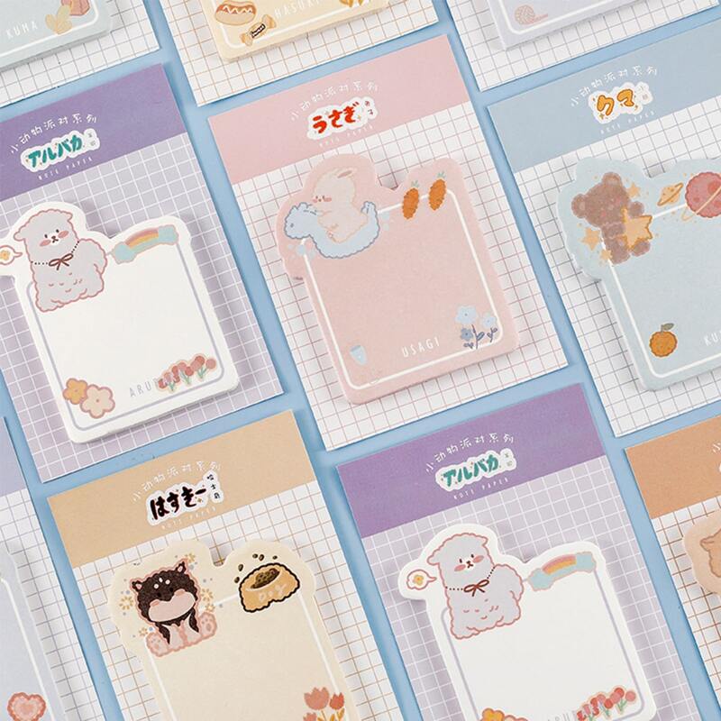

1pack Random Cartoon Sticky Note, Multicolor