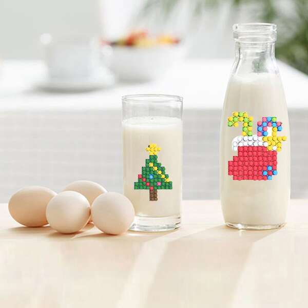 

Christmas Cartoon DIY Drill Painting Sticker Set, Multicolor