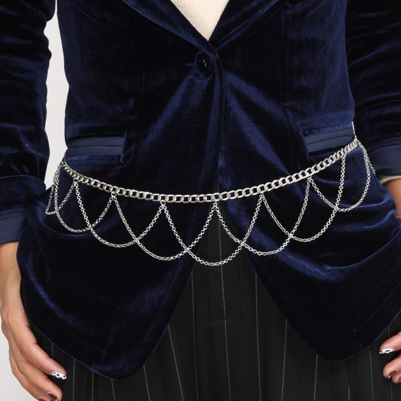 

Minimalist Chain Belt, Silver