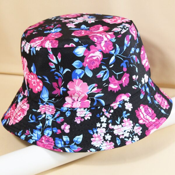 

Flower Print Bucket Hat, Multicolor