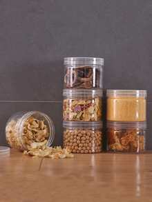 1 pieza caja de alimento transparente - transparente - Ver 3