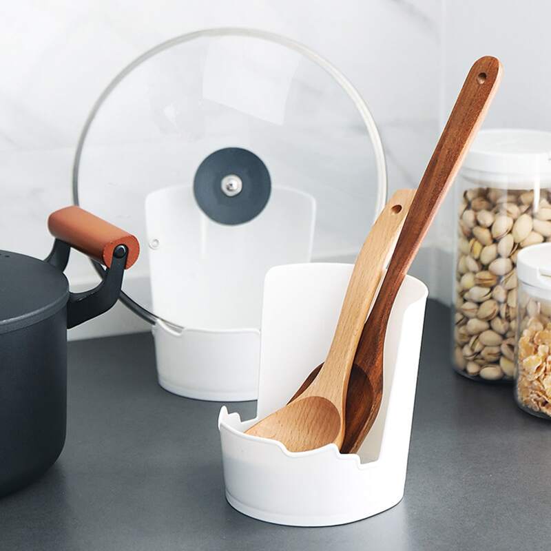 

1pc Kitchen Multifunction Storage Rack, White