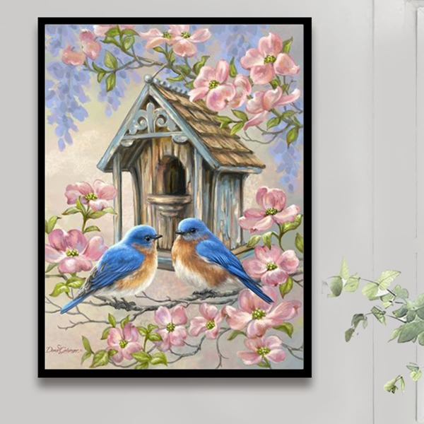 

Bird Print DIY Diamond Painting, Multicolor