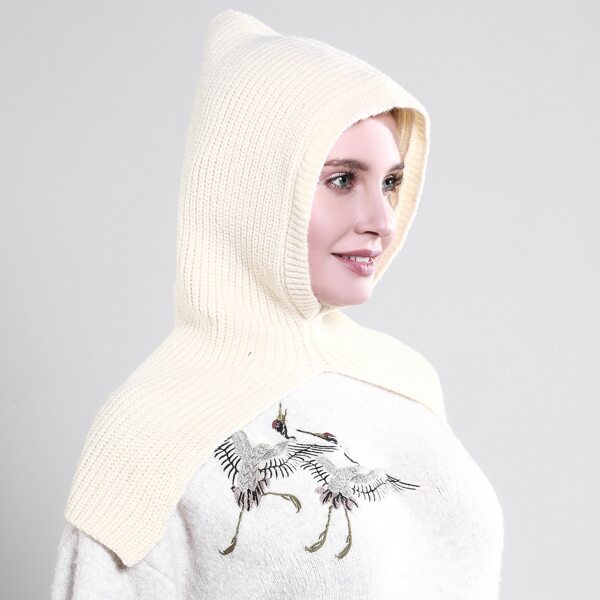

Solid Knit Hat, Beige