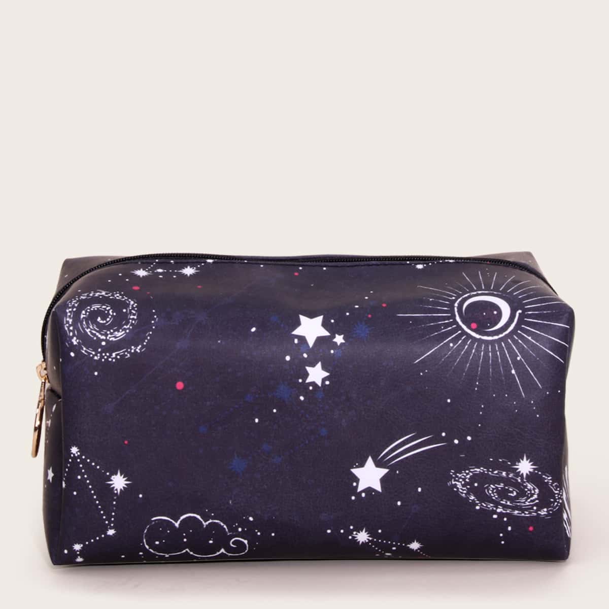 

Galaxy Print Makeup Bag, Multicolor