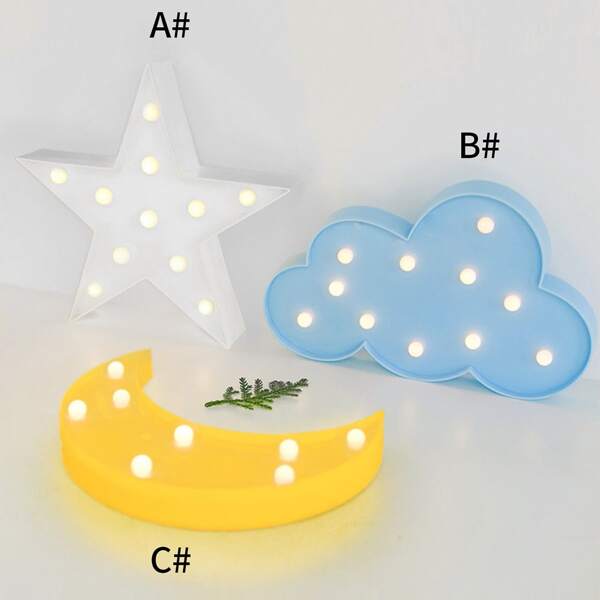 

1pc Cloud Shaped Night Light, Multicolor