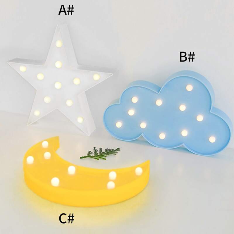 

1pc Cloud Shaped Night Light, Multicolor