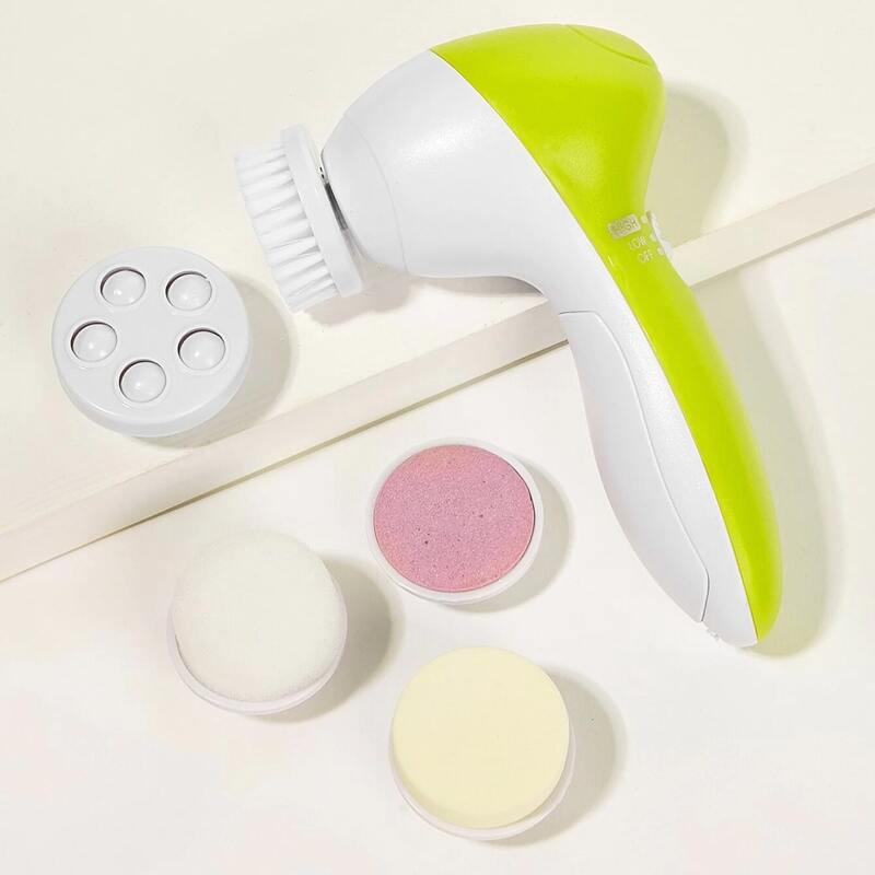 

1pc Face Cleansing Brush, Green