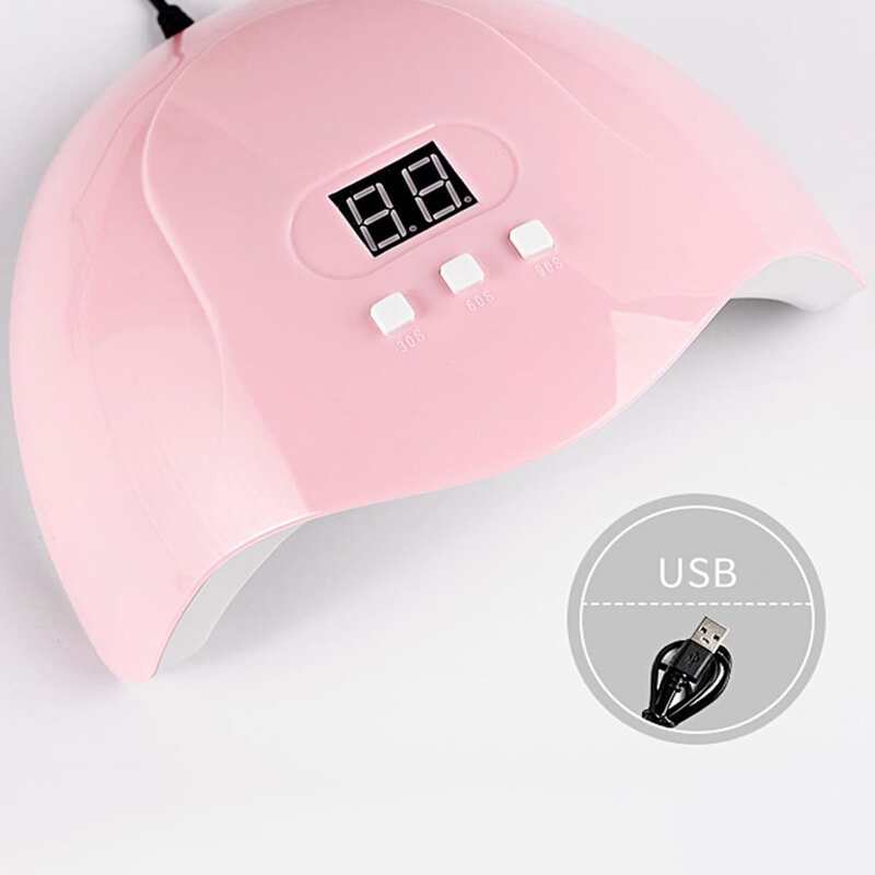 

1pc Nail Phototherapy Machine, Baby pink