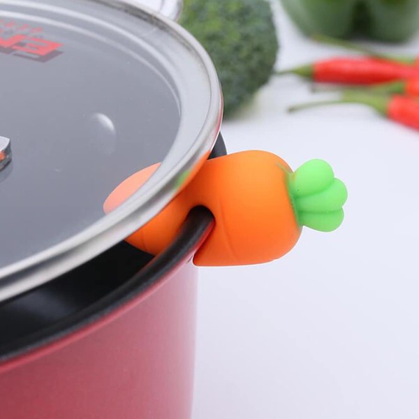 

1pc Carrot Shaped Anti-overflowing Tool, Multicolor