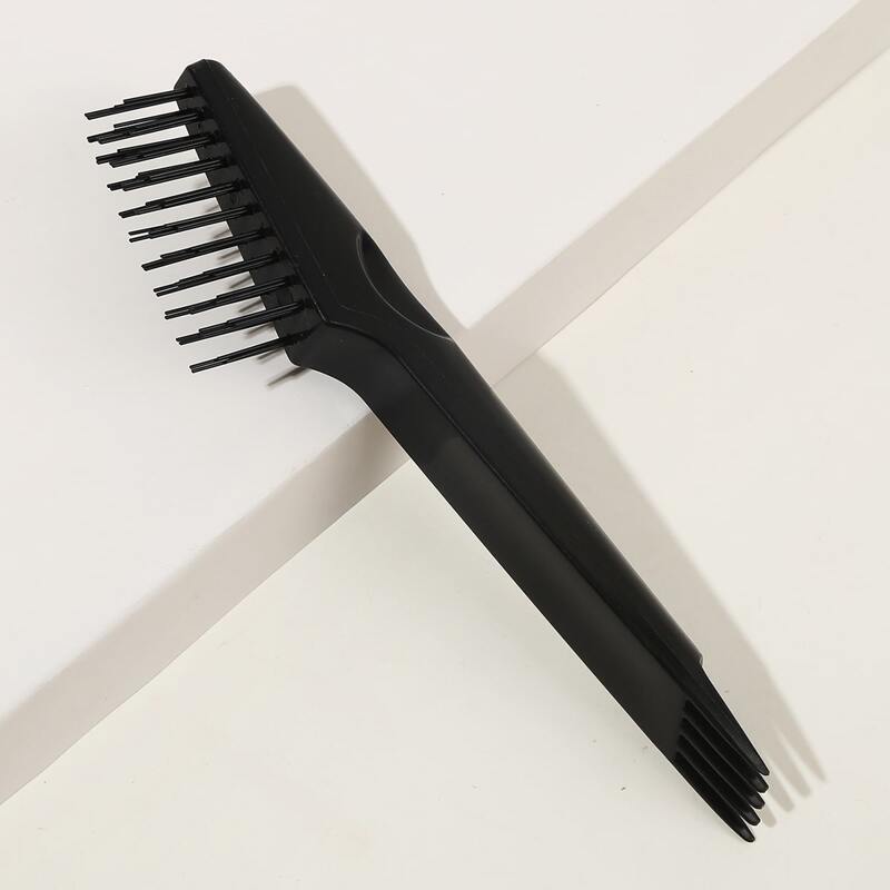 

1pc Comb Cleaning Brush, Black