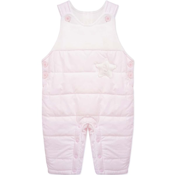 

Baby Unisex Teddy Lined Button 3D Ears Design Jumpsuit, Baby pink