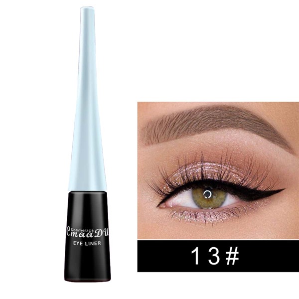 

Стойкая водостойкая жидкая подводка для глаз, Чёрный