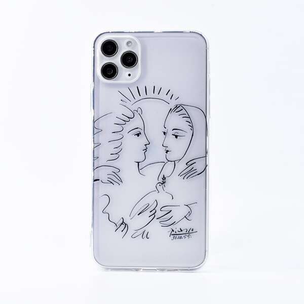 

Figure Graphic iPhone Case, Clear