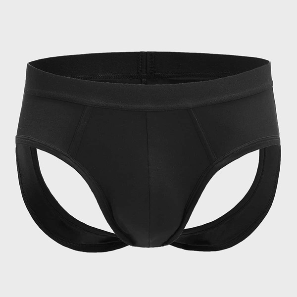 

Men Solid Jockstrap, Black