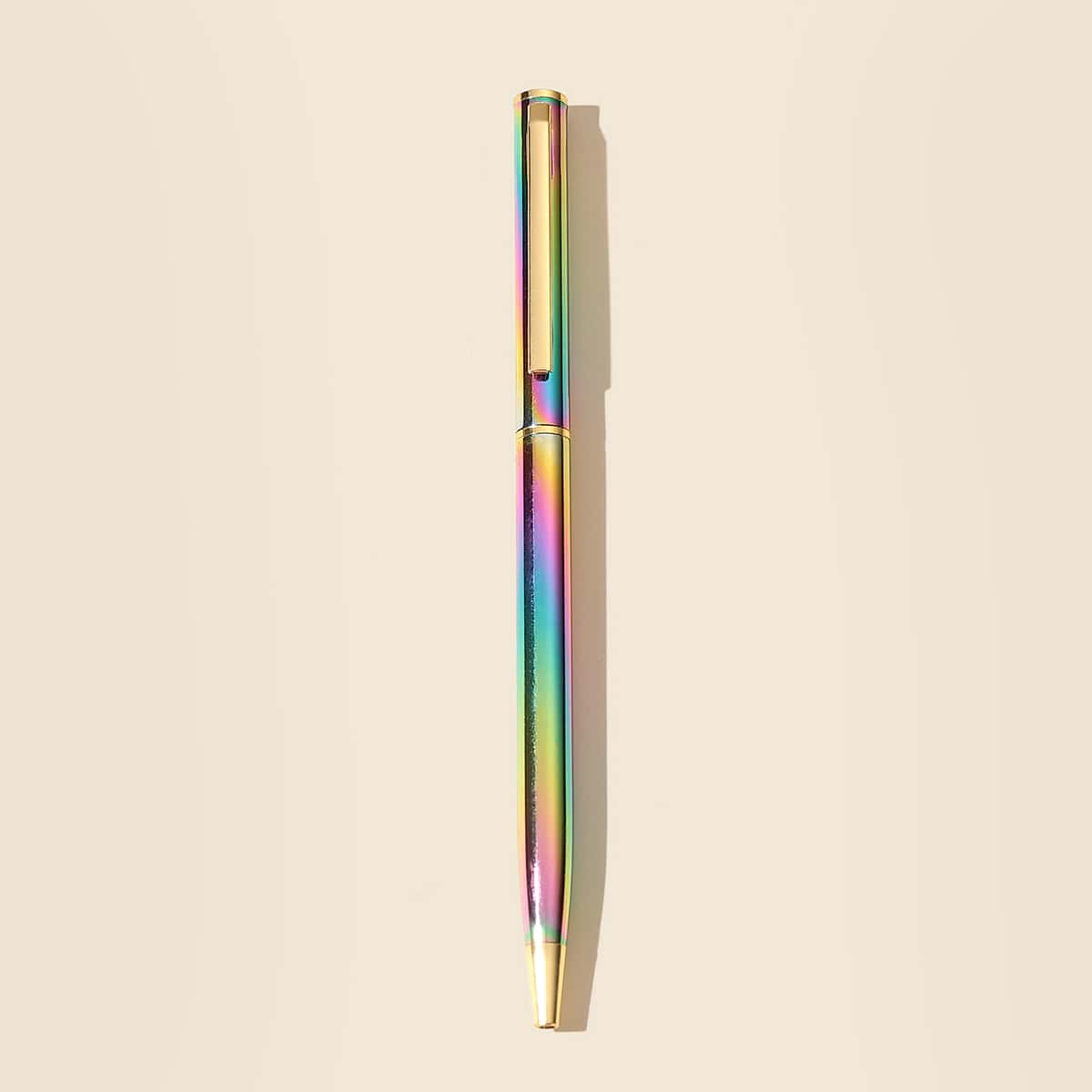 

1pc Metal Ballpoint Pen, Black