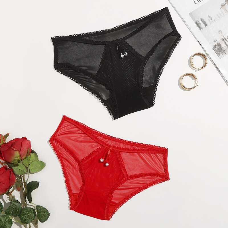

2pack Lace Panty Set, Multicolor