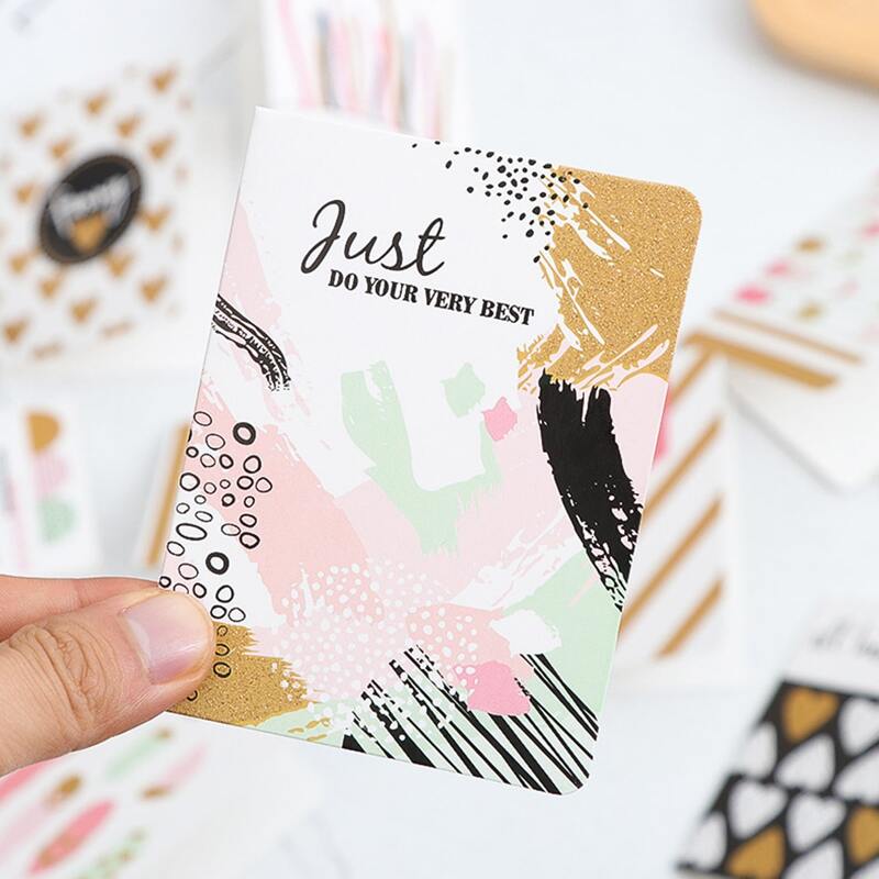 

12pcs Random Mini Greeting Card, Multicolor