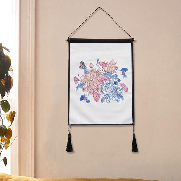 

Floral Pattern Hanging Wall Art, Multicolor