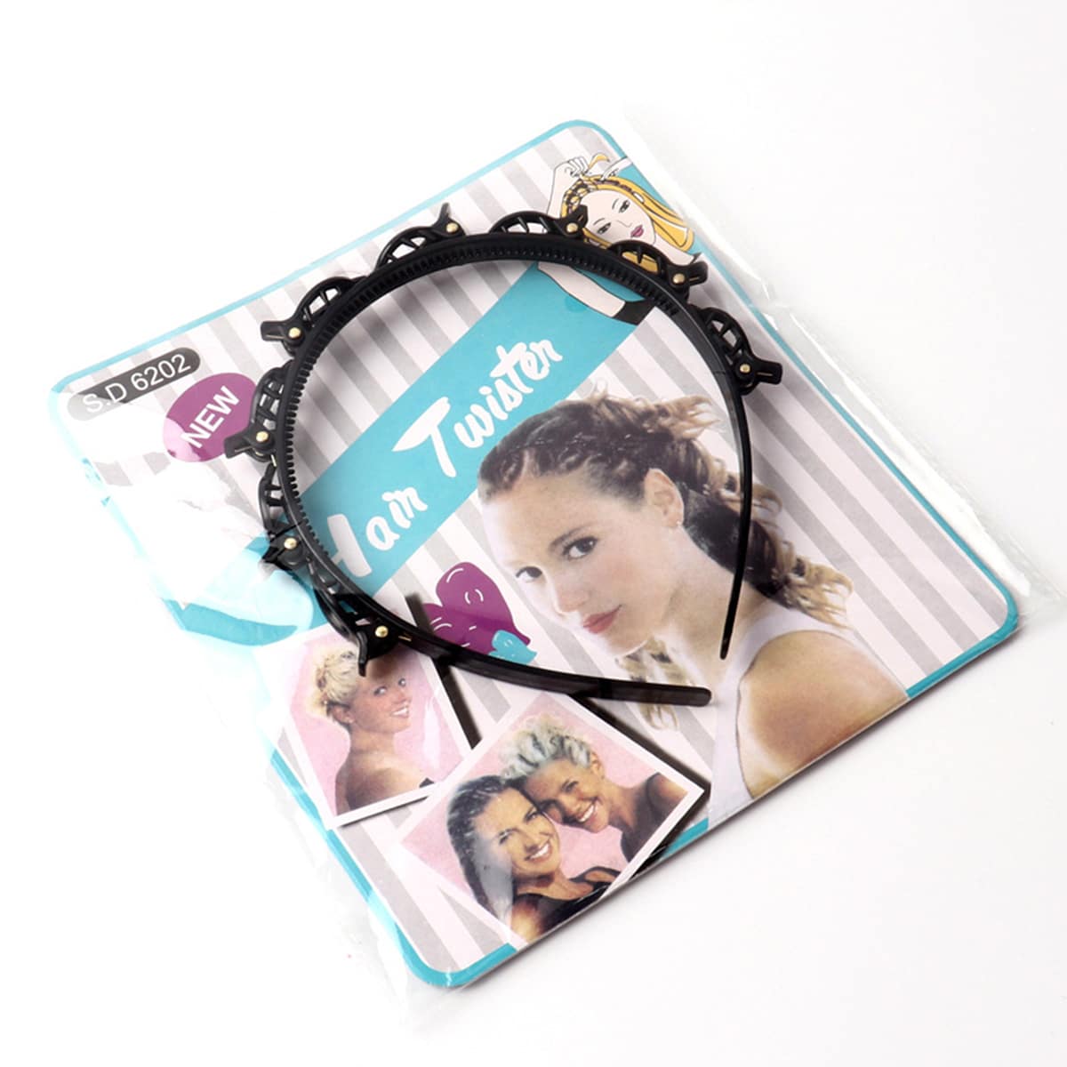 

Clip Decor Hair Hoop, Black