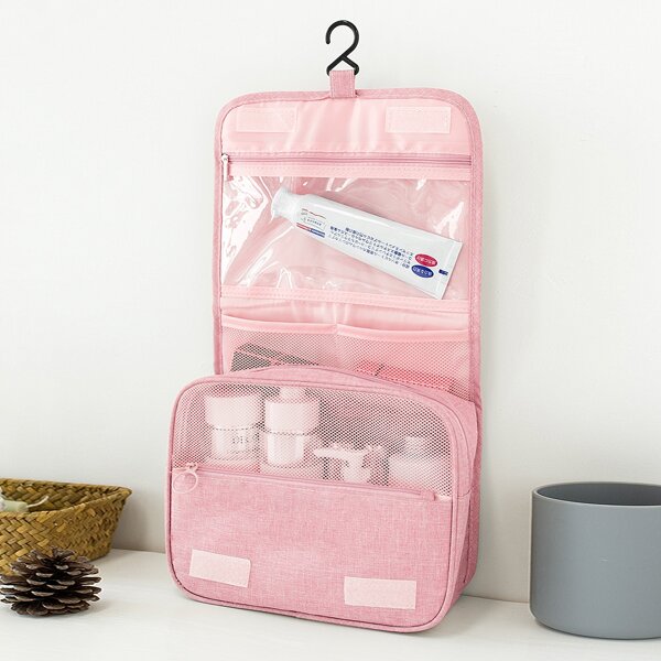 

1pc Hanging Travel Storage Bag, Pink