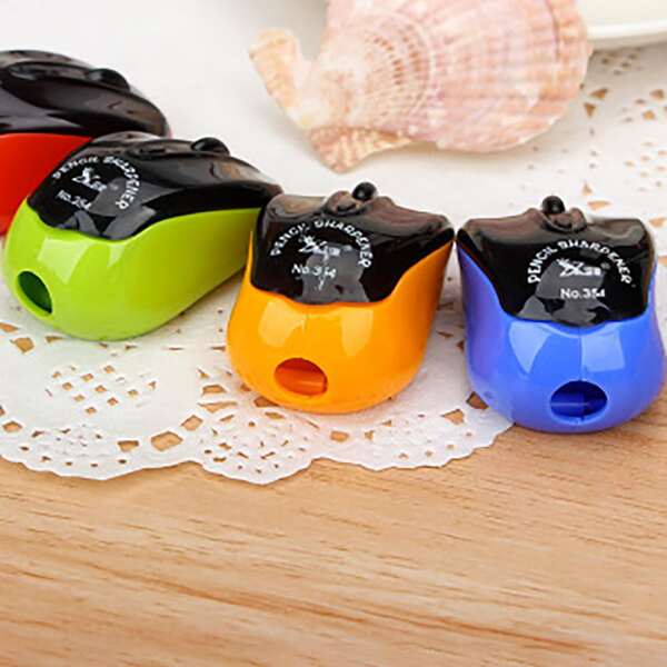 

4pcs Mouse Shaped Random Pencil Sharpener, Multicolor