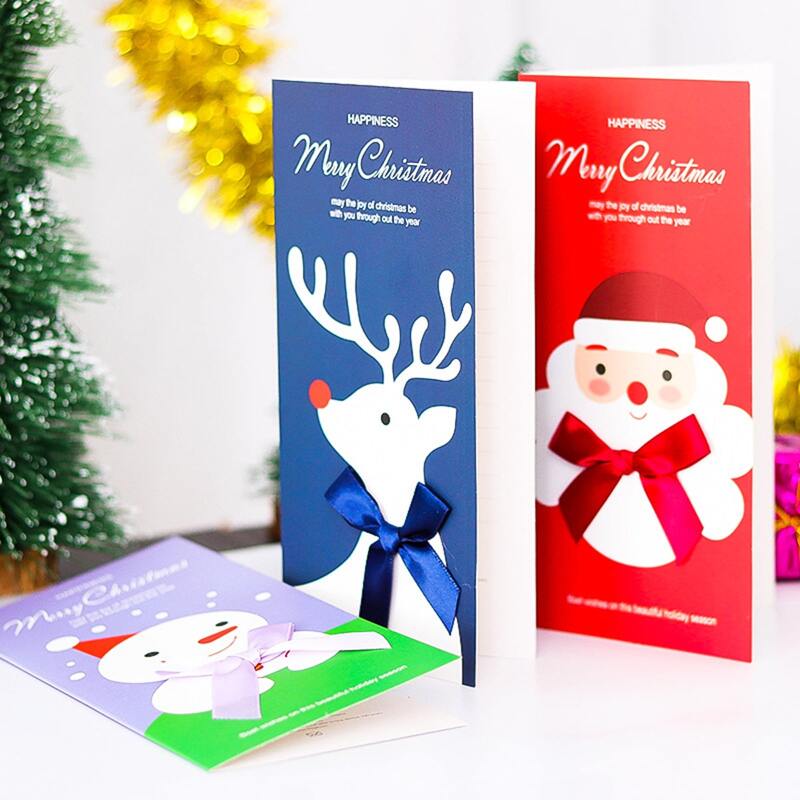 

6sheets Christmas Greeting Card, Multicolor