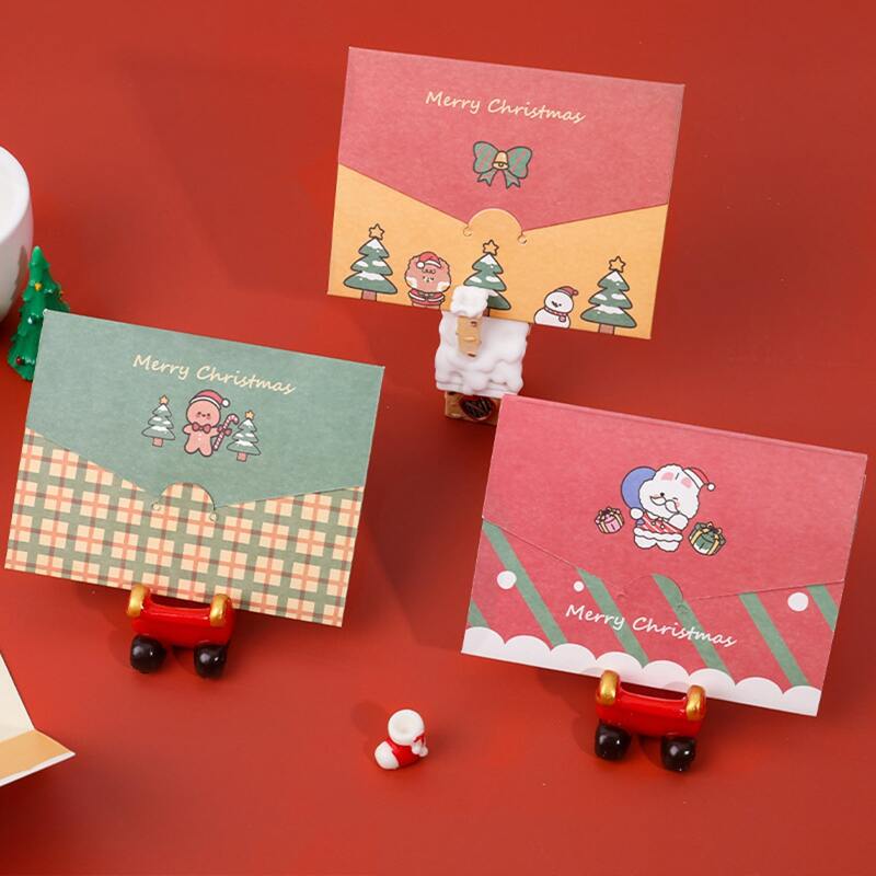 

3pcs Random Christmas Envelope, Multicolor