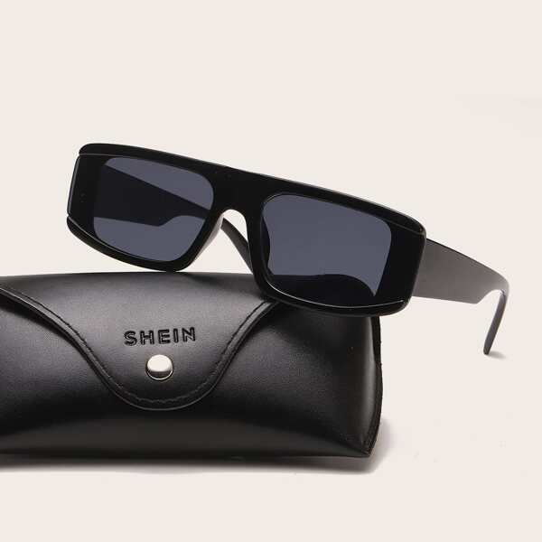 

Men Flat Top Sunglasses, Black