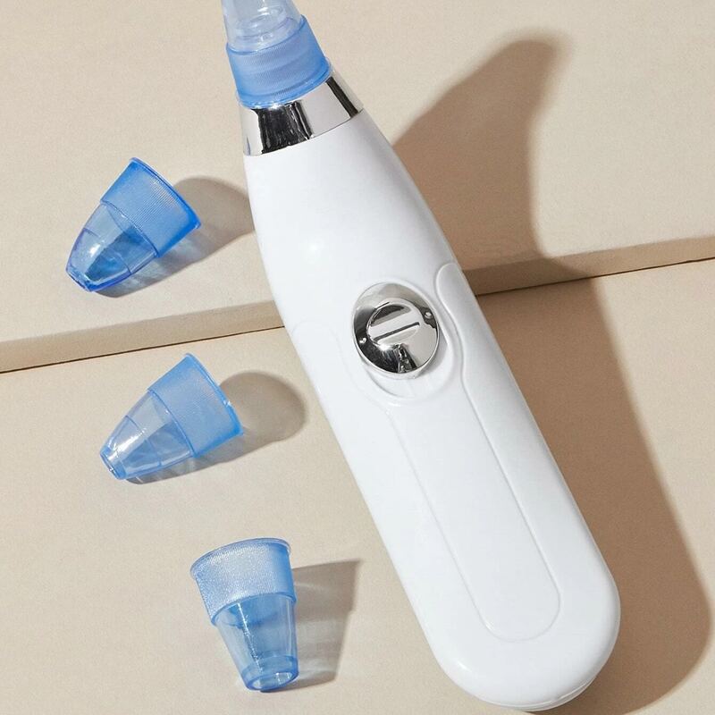 

1pc Electric Comedo Remover Tool With 3pcs Replacement Head, White