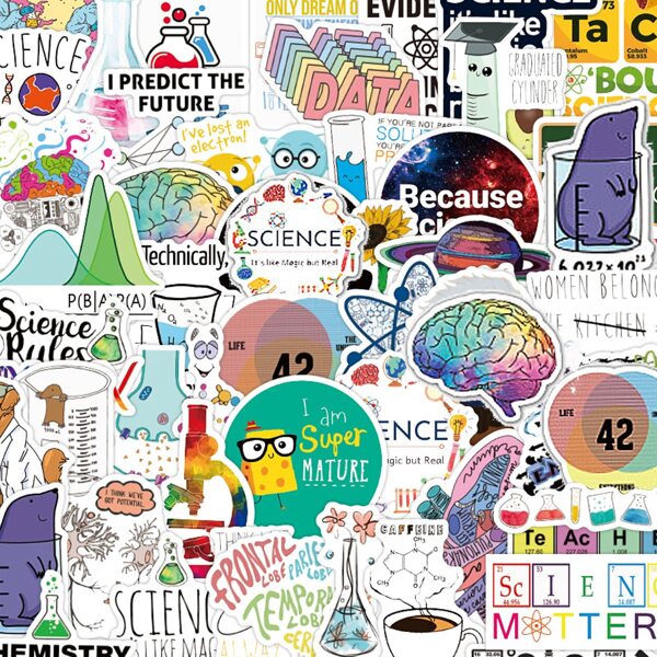 

50pcs Cartoon Graphic Sticker, Multicolor