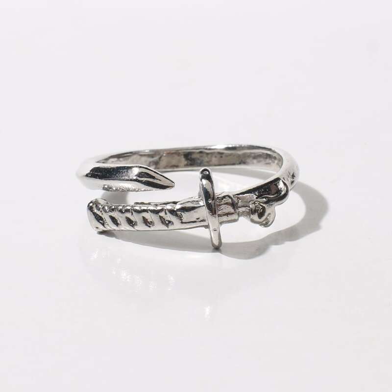 

Sword Cuff Ring, Antique silver