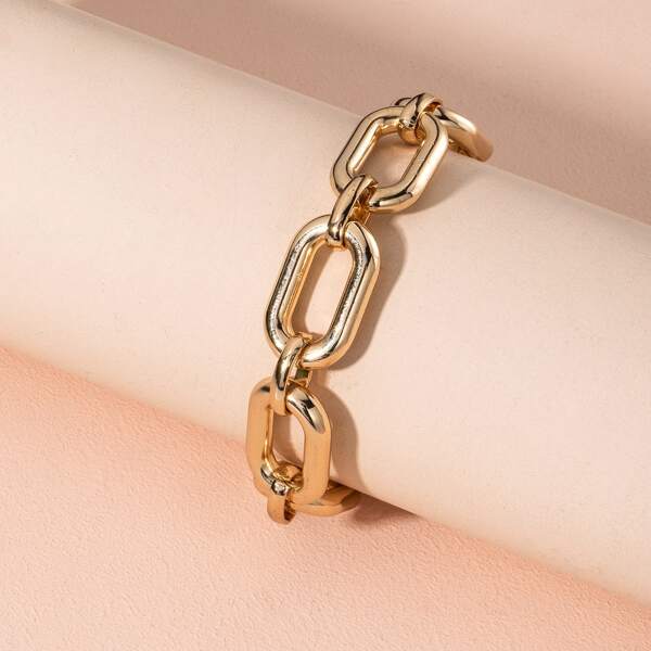 

Minimalist Chain Bracelet, Gold