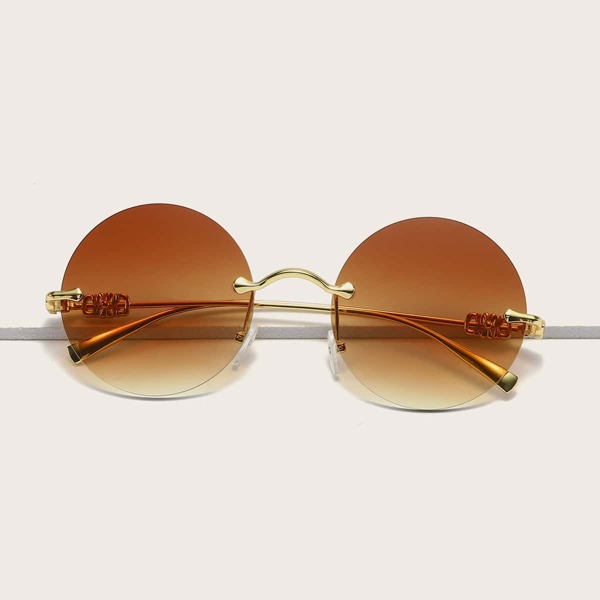 

Tinted Lens Rimless Sunglasses