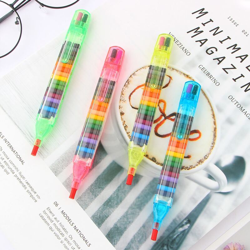 

1pc Random 20colors Painting Crayon, Multicolor