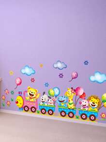 兒童卡通圖案墻面貼紙 - 彩色 - 查看 5