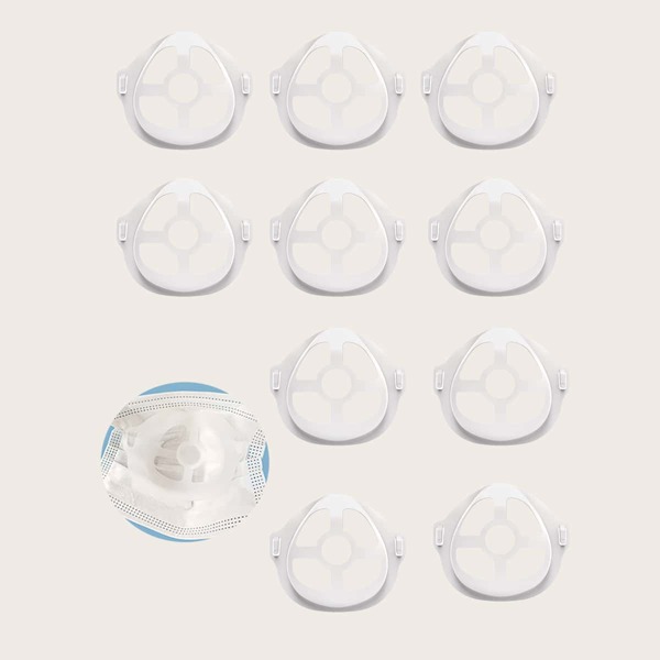 

10pcs Men Face Mask Holder, White
