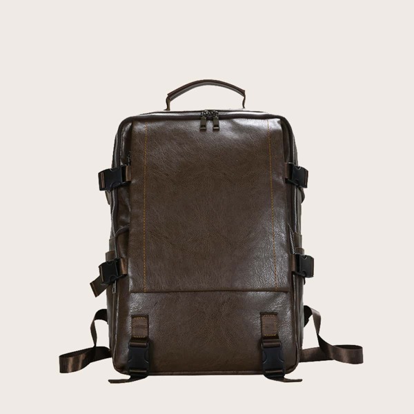 

Men Large Capacity Backpack, Brown
