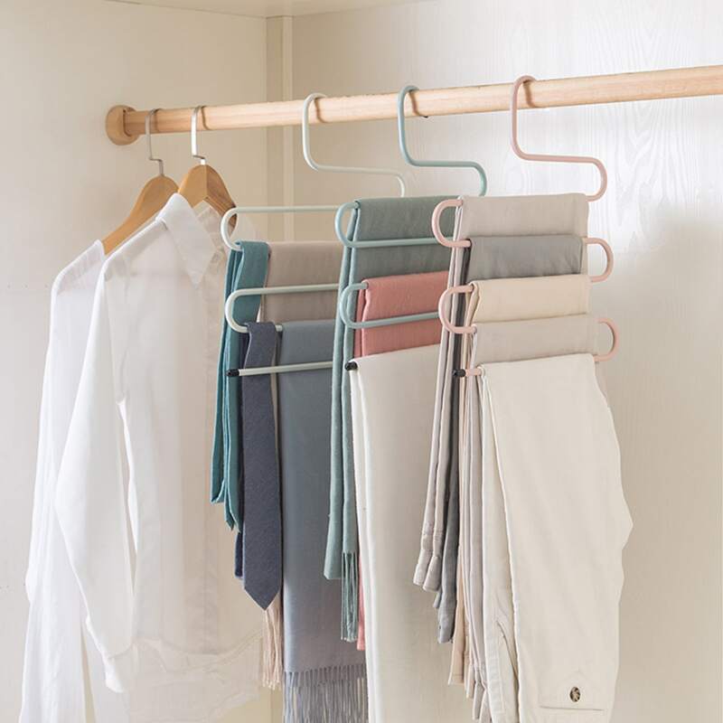 

1pc Random Multi-layer Clothes Hanger, Multicolor
